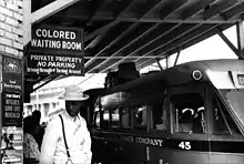 "At the bus station", May 1940