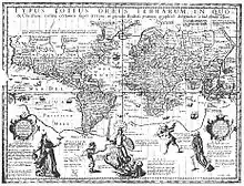 1597 Hondius; The Christian Knight Map