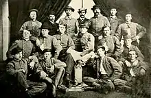 Colonel John S. Mosby 3rd from right center row