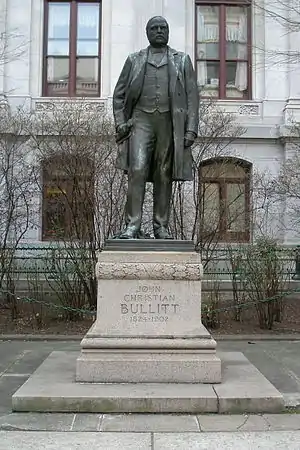 John Christian Bullitt (1907) at City Hall in Philadelphia