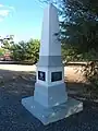 Kaiser Wilhelm II. monument at Aus railway station