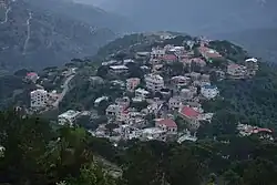 The Lebanese village of Kaitouly as it looks from the Haitoura – Jezzine road.