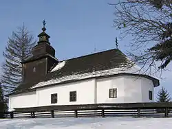 Wooden church in Kalná Roztoka