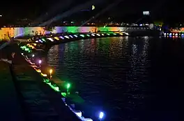 View of the Kankaria Lake during the Kankaria Carnival