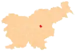 The location of the Municipality of Hrastnik