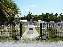 Battleship Maine memorial section