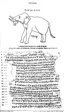 The Elephant motif, and continuation of edict N°13.