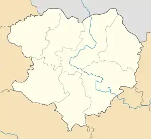 Bezliudivka is located in Kharkiv Oblast