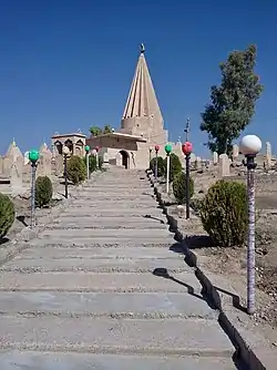 Yazidi temple in Khoshaba