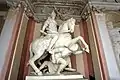 Equestrian monument of King John III inside Wilanów Palace