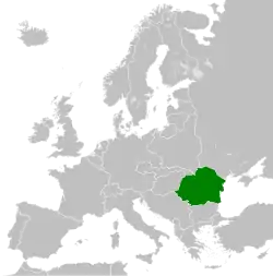 The Kingdom of Romania in 1939