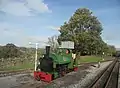 Kirklees Light Railway 0-6-2ST No. 2 'Badger' at Shelley.