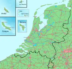 Map of the four constituent countries shown to scale