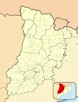 Serradell is located in Province of Lleida