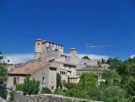 A chateau in La Bastide-des-Jourdans