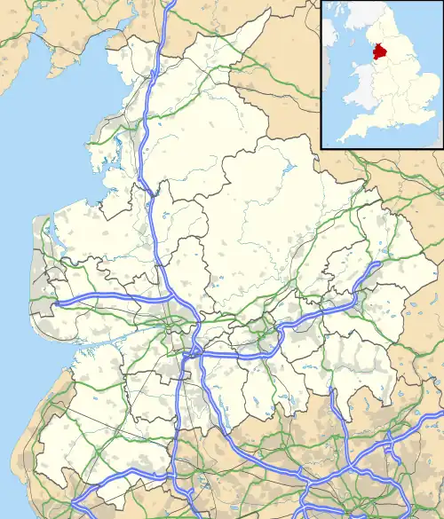 Stalmine is located in Lancashire