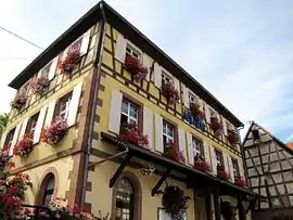 The town hall in Langensoultzbach