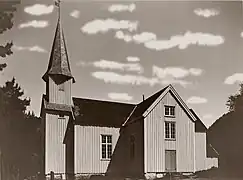 Laudal Church, wood (1826), photo by Thomhav (1900)/Riksantikvaren