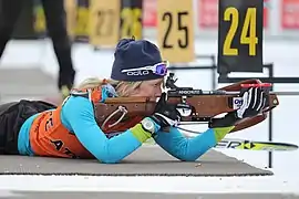 Laure Soulié, Olympic biathlete