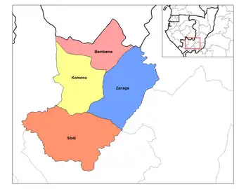 Sibiti District in the region