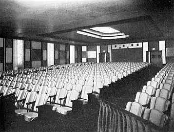 Auditorium of the Little Carnegie Playhouse by Wolfgang and Pola Hoffmann, architects (1928)