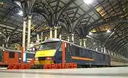 90024 in GNER colours at London Liverpool Street.