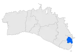 Location of Es Castell in Menorca