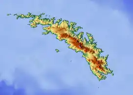 Admiralty Peak is located in South Georgia Island