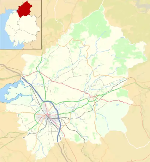 Kershopefoot is located in the former City of Carlisle district