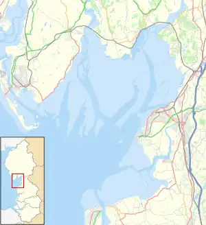 Cross Bay Walk is located in Morecambe Bay