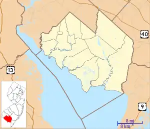 Deerfield Township is located in Cumberland County, New Jersey