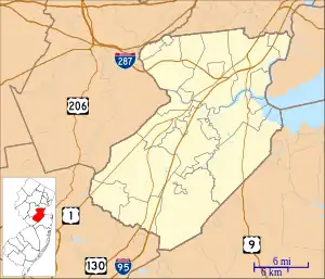 Forsgate is located in Middlesex County, New Jersey