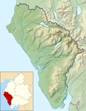 Crag Fell is located in the former Borough of Copeland