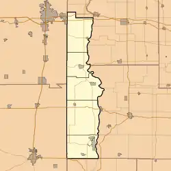 Highland is located in Vermillion County, Indiana