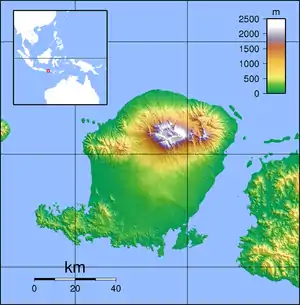 East Lombok Regency is located in Lombok