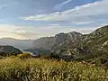 Kotor Bay, as seen from the Lovćen mountain.