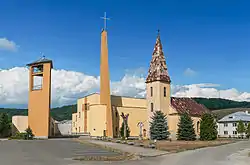 Skyline of Ľubiša in Slovakia