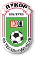 Emblem of FC LUKOR Kalush, note that the name is spelled as Luk and Or