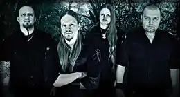 Left to right: Jonas Almqvist, Erik Grawsiö, Jakob Hallegren, Markus Andé