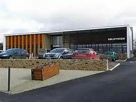 The town hall and library of Mézières-sur-Couesnon