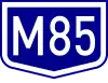 M85 expressway shield