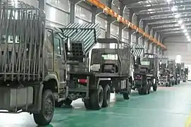 Production of MAM-01 rocket artillery systems by Myanmar Army