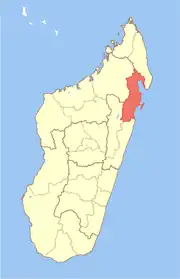 Location in Madagascar