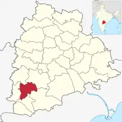 Location in Telangana