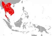 In Cambodia, Laos, Malaysia, Myanmar, Thailand, and Vietnam