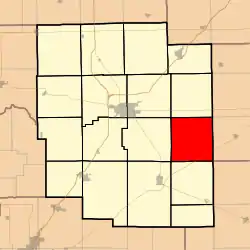 Location in Logan County