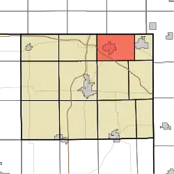 Location in Steuben County