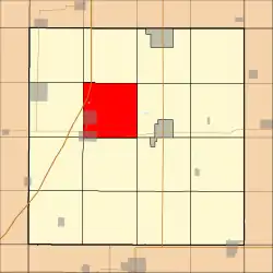 Location in Franklin County