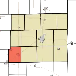 Location in Jay County