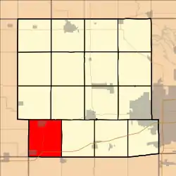 Location in Dallas County